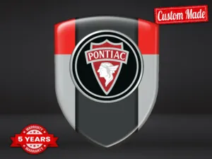 Pontiac Emblemas Auto Personalizados Estilo Máximo Resistente Pro
